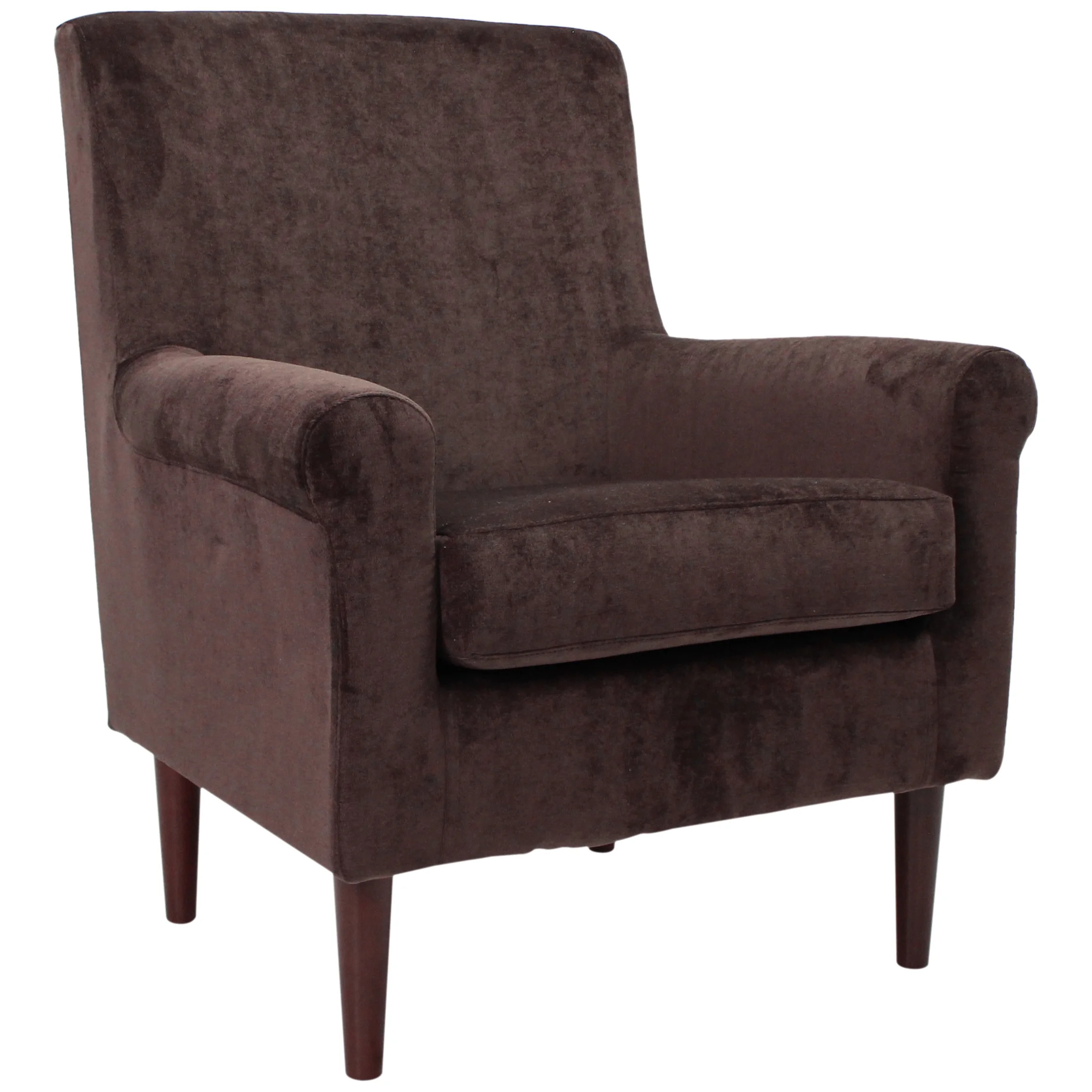 Mainstays Raelynn Rolled Arm Lounge Chair, Multiple Colors - Walmart.com | Walmart (US)