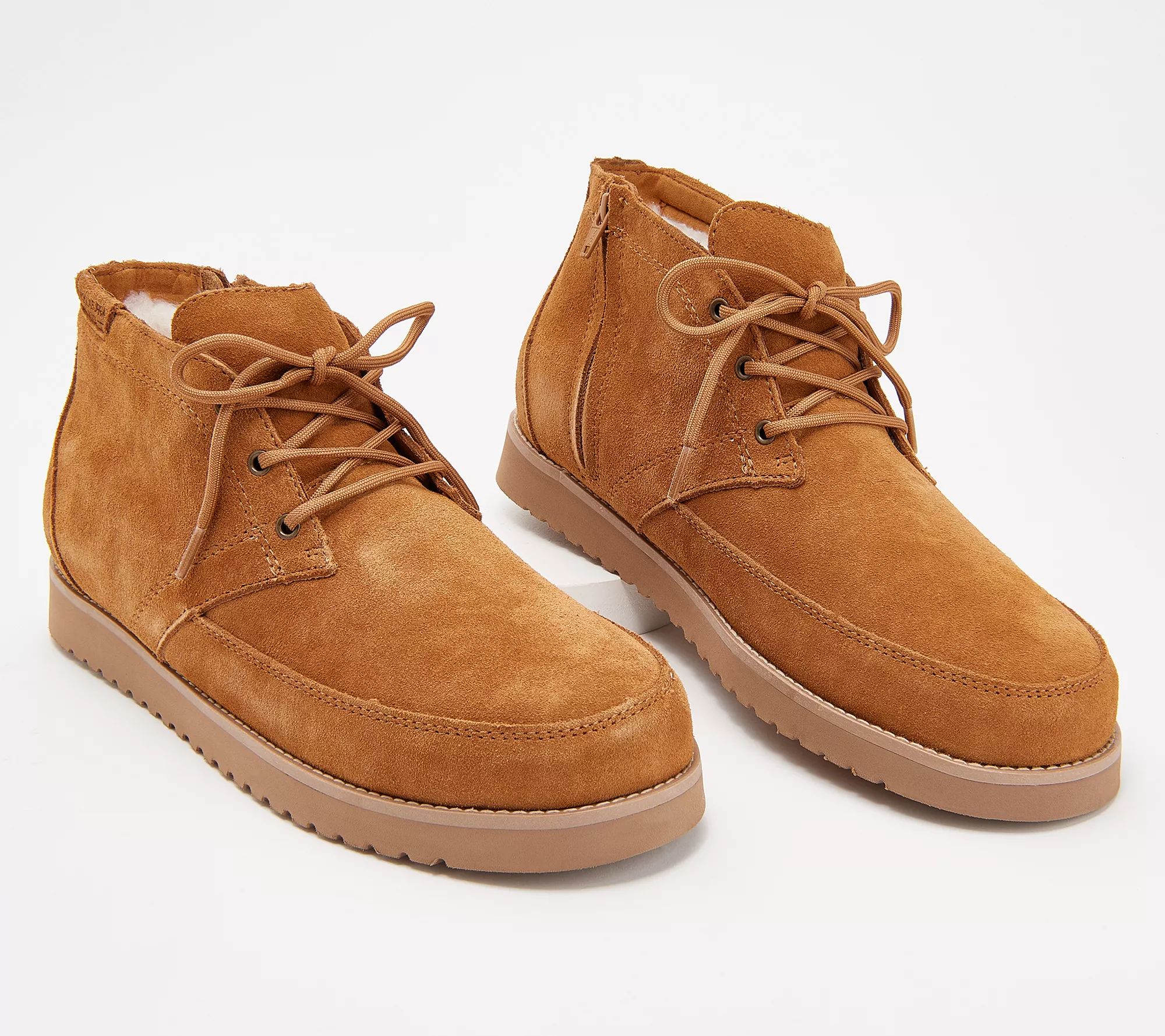 Koolaburra by UGG Suede Men's Lace-Up Shoes - Asaiah - QVC.com | QVC