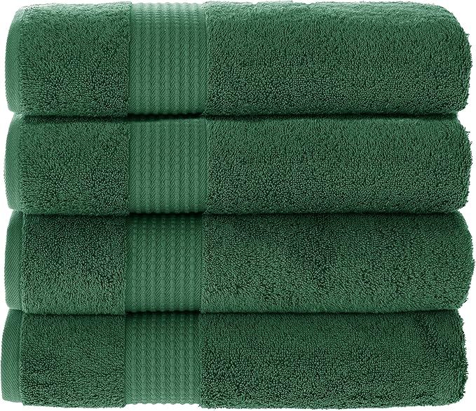 Maura Basics Performance Bath Towels with Hanging Loop. 30”x56” American Standard Towel Size.... | Amazon (US)