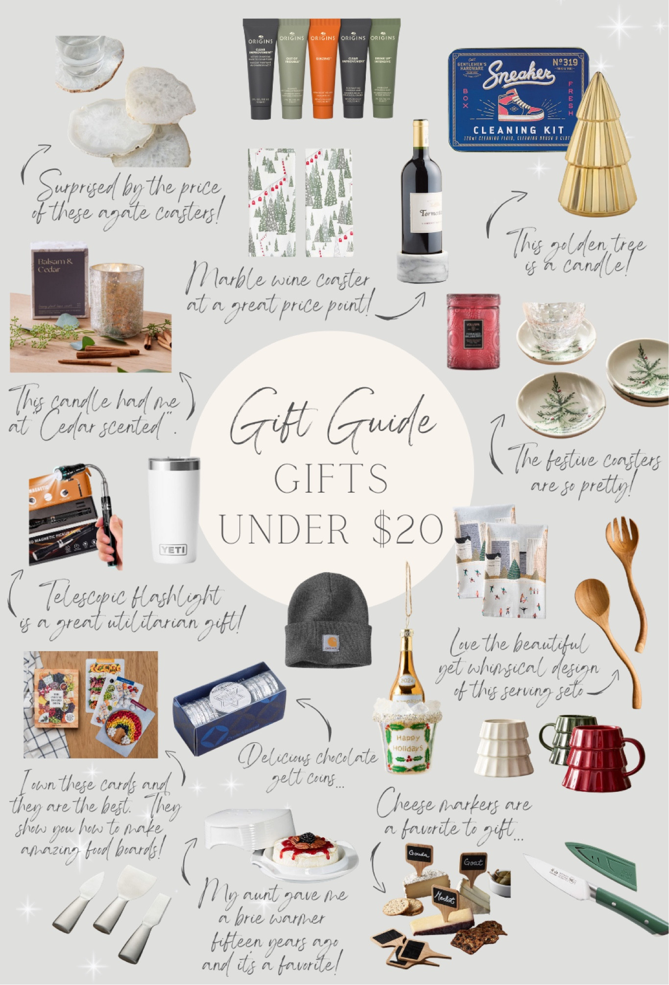 GIFT GUIDES | Gifts Under $20 

#LTKHome #LTKGiftGuide #LTKHoliday