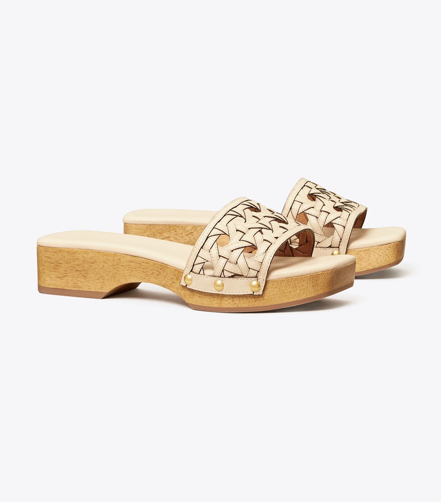 Basket-Weave Clog: Women's Designer Sandals | Tory Burch | Tory Burch (US)