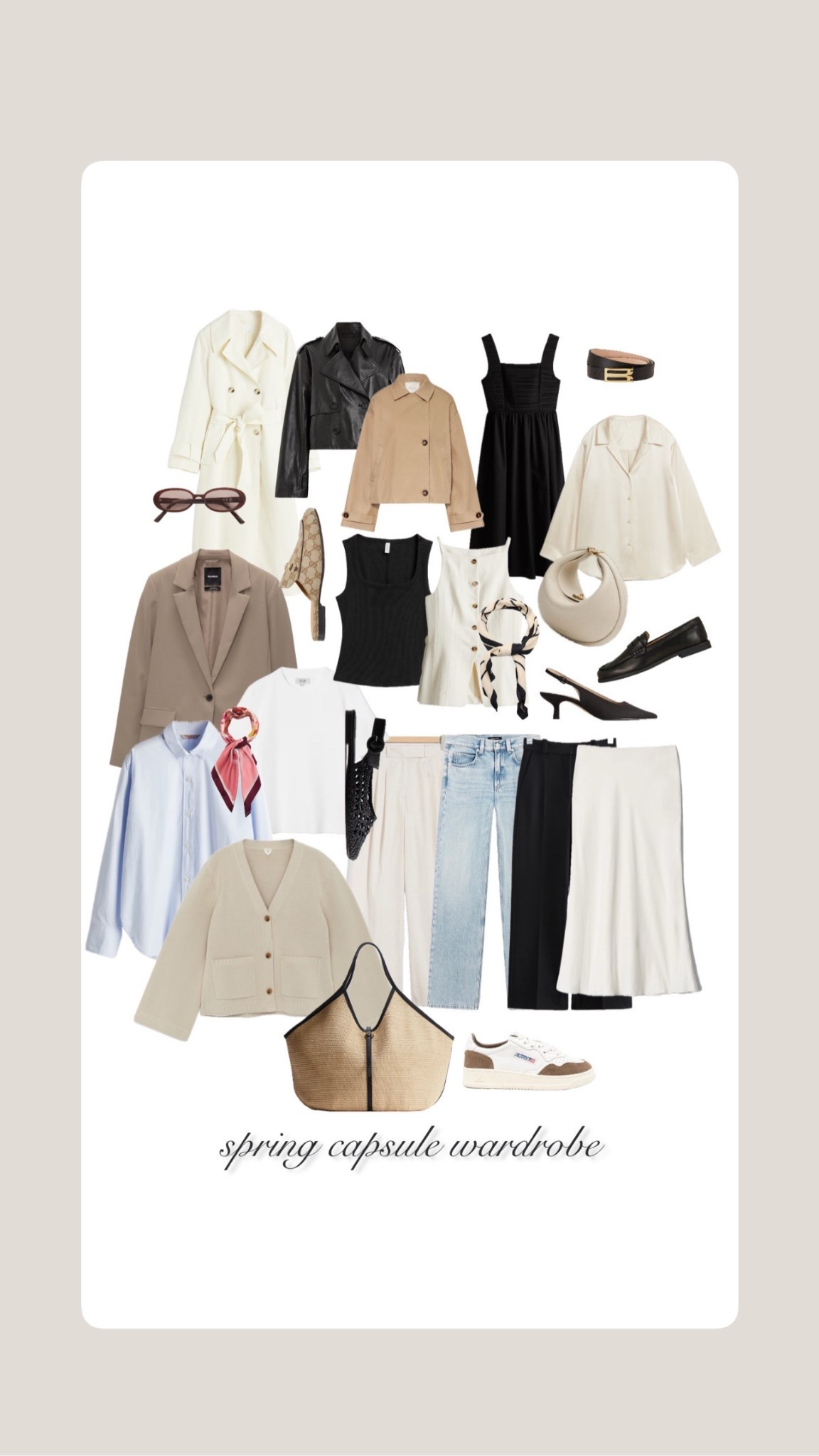 #SpringCapsuleWardrobe

#LTKspring #LTKstyletip #LTKdeutschland