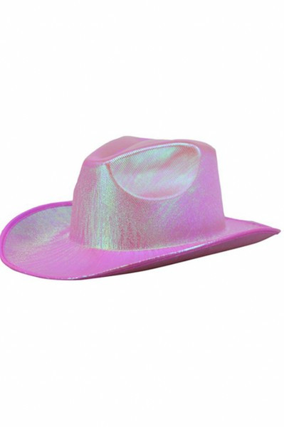 Neon Cowgirl Hat - Metallic Pink | Hazel and Olive