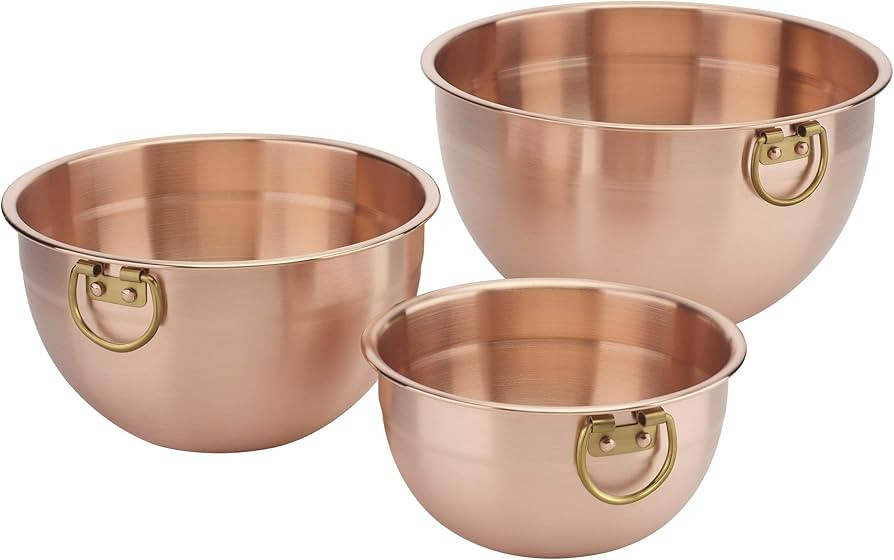 Cuisinart CCMB-3P 3 pc. Copper Mixing Bowl Set | Amazon (US)