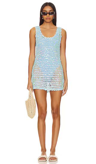 Cass Coverup in Blue Sequins | Revolve Clothing (Global)