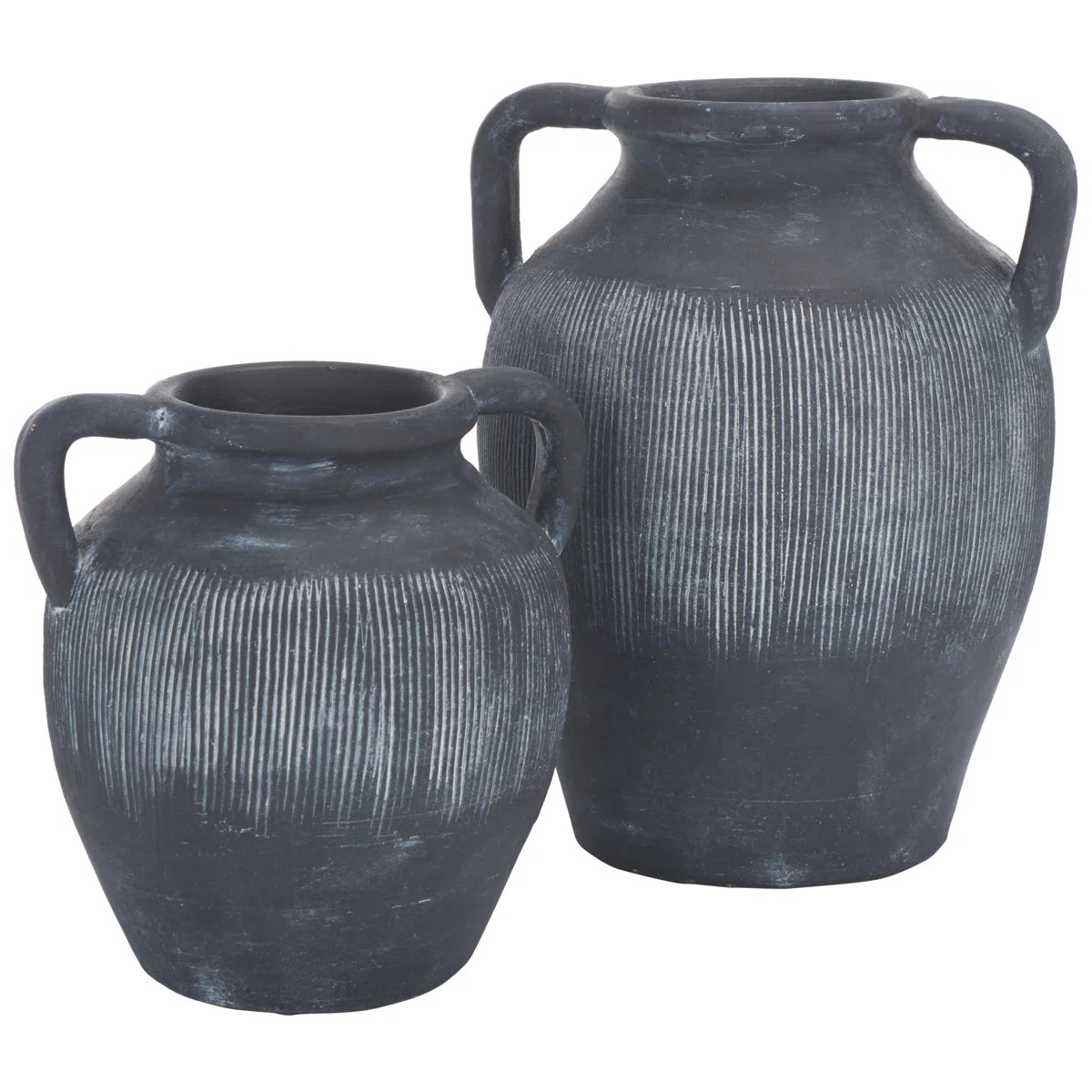 Juniour Stoneware Vase Set Of 2 (Set of 2) | Wayfair North America