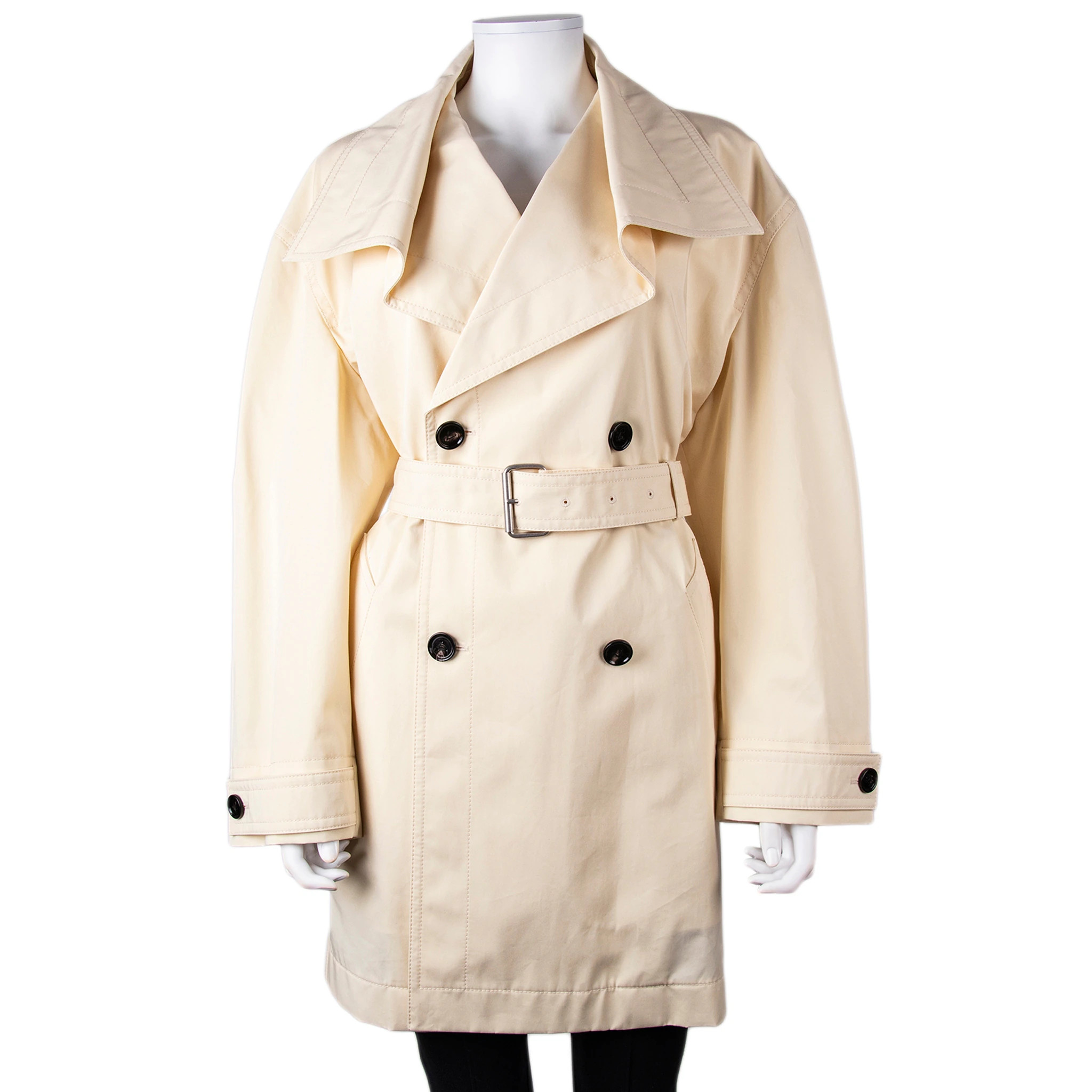 Bottega Veneta Lightweight Cotton Twill Trenchcoat - Overstock - 43609491 | Overstock