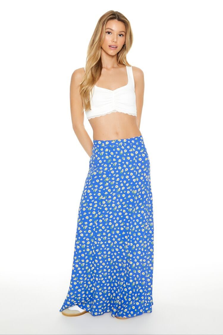 Floral Print Maxi Skirt | Forever 21