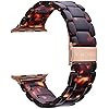 V-MORO Resin Strap Compatible with Apple Watch Band 38mm 40mm Series 5/4/3/2/1 Women Men with Sta... | Amazon (US)