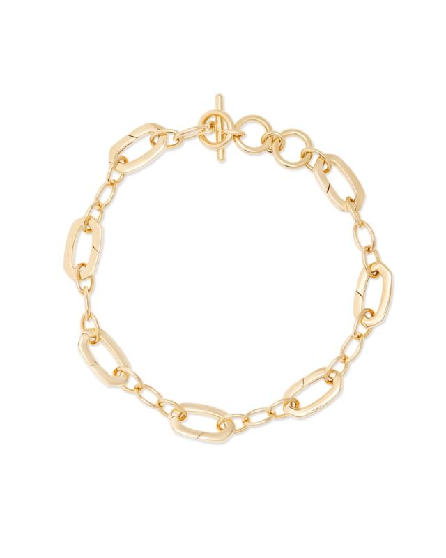 Link & Chain Charm Bracelet in 18k Gold Vermeil | Kendra Scott