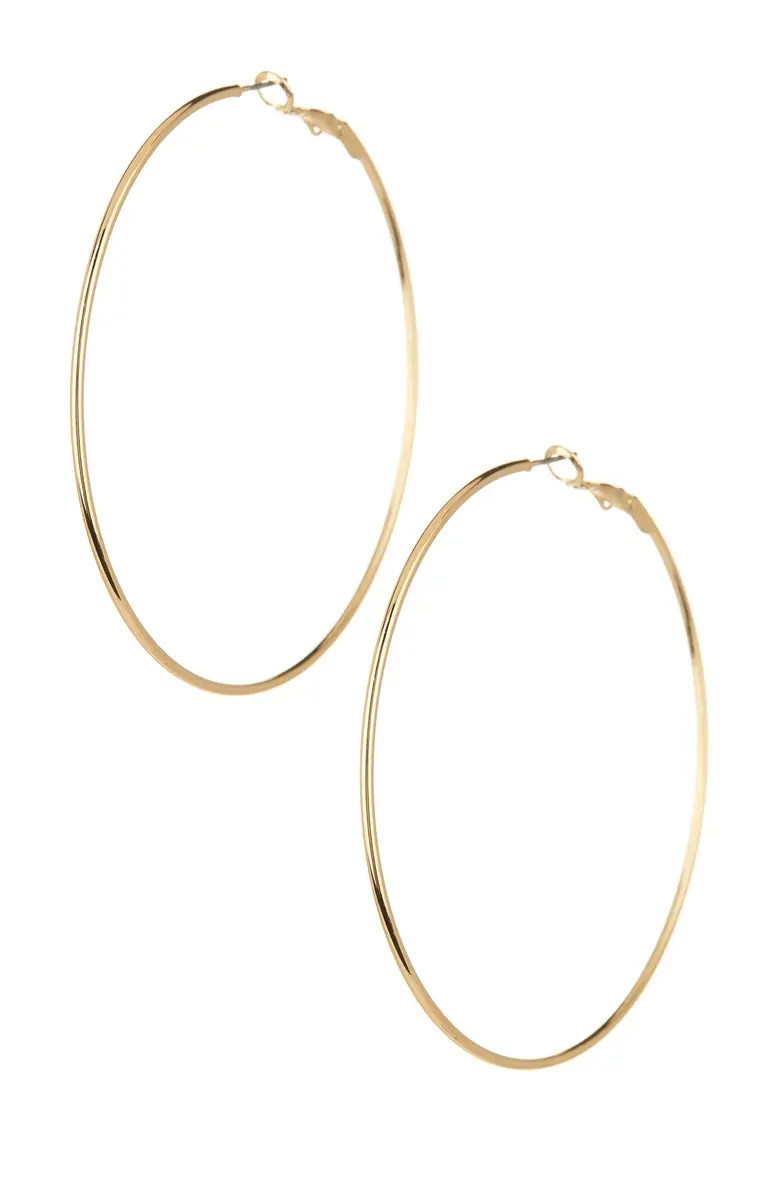 Basic 71mm Hoop Earrings | Nordstrom Rack