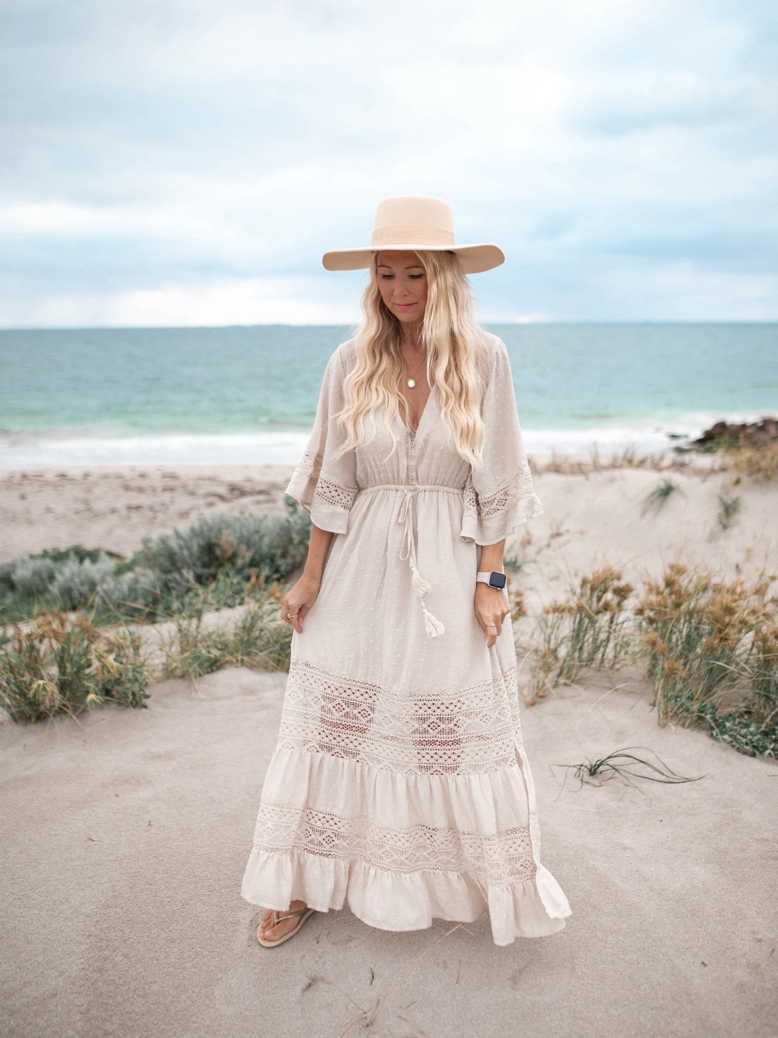 Salty beach walks 🐚 

#LTKOver40 #LTKFindsUnder100 #LTKSeasonal