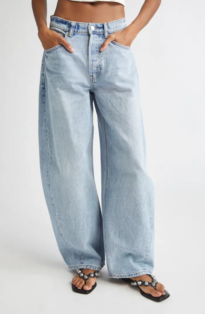 Alexander Wang Blow Up Mid Rise Balloon Leg Jeans | Nordstrom | Nordstrom