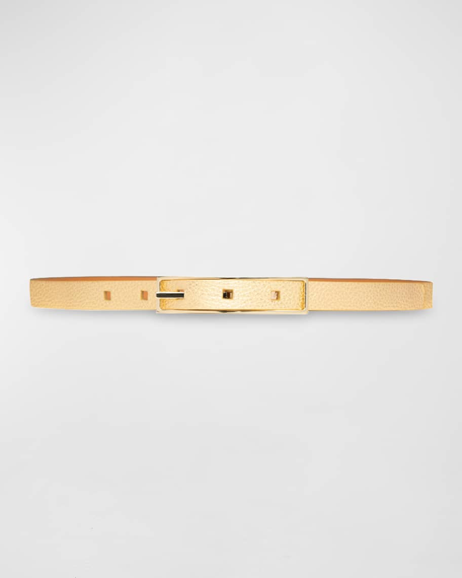 La Ravissante Skinny Leather Belt | Neiman Marcus