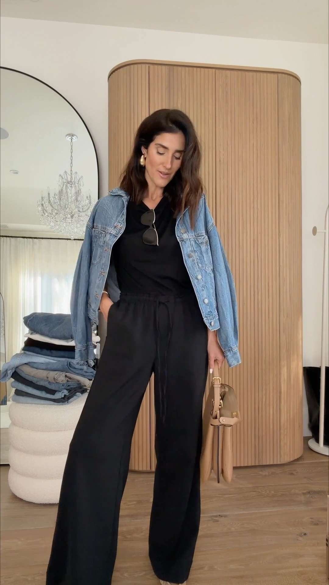 I want to share this super comfortable  outfit from Target ! I’m just shy of 5-7” wearing the size XS denim jacket and pants. #stylinbyaylin #monochromoutfit #springstyle 

 #LTKootd #LTKSeasonal #LTKOver40