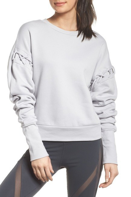Lattice Long Sleeve Pullover | Nordstrom Rack