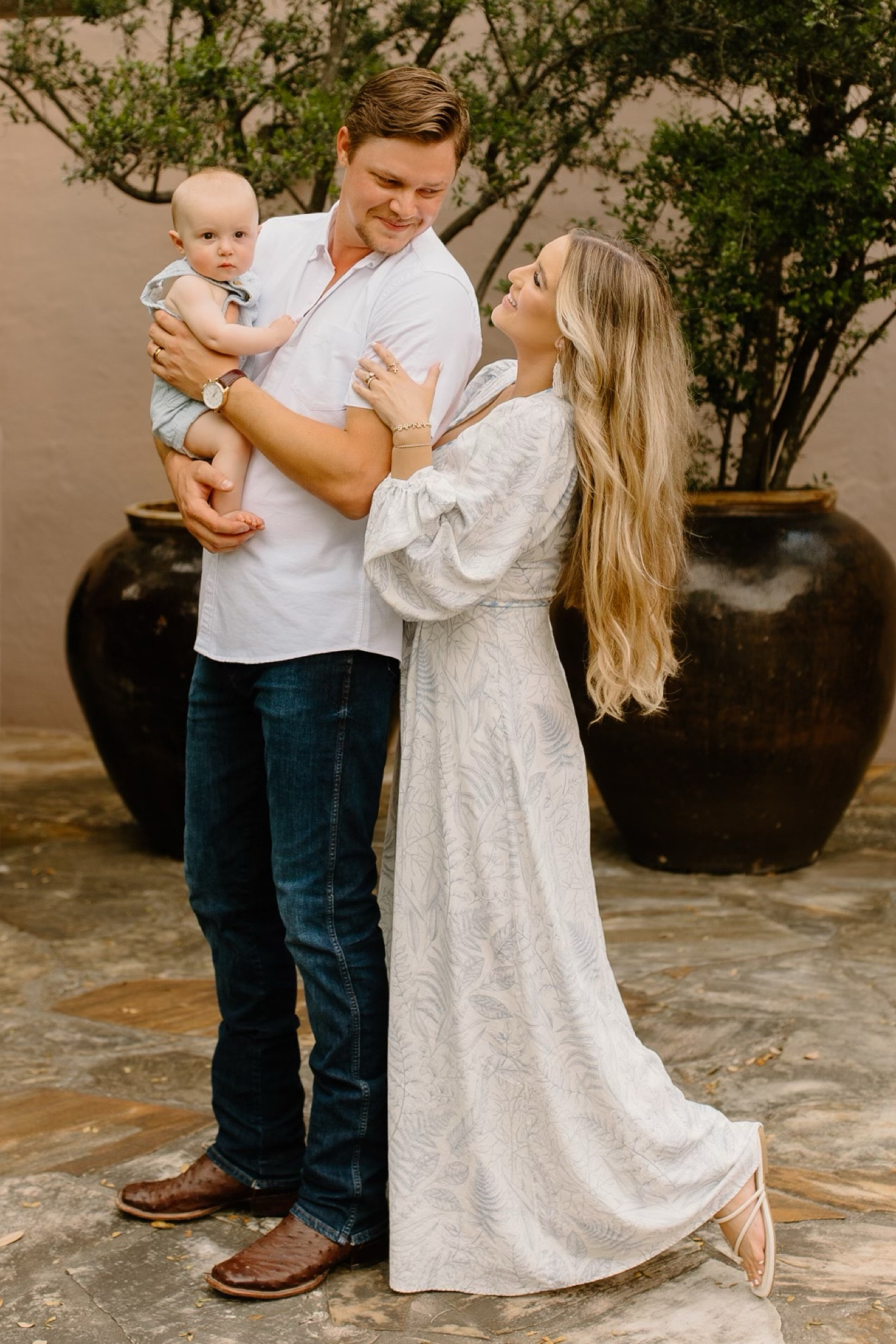 Shop our family pictures looks! My dress would be perfect for Mother’s Day!! i also linked my custom bracelet which would also be a great Mother’s Day gift! #jewelry #familypictures #mothersday #familyphotos #ltk #ltkoutfit #outfitdetails #headtotoe #reddress #wrangler #family #baby

#LTKbaby #LTKfamily #LTKstyletip