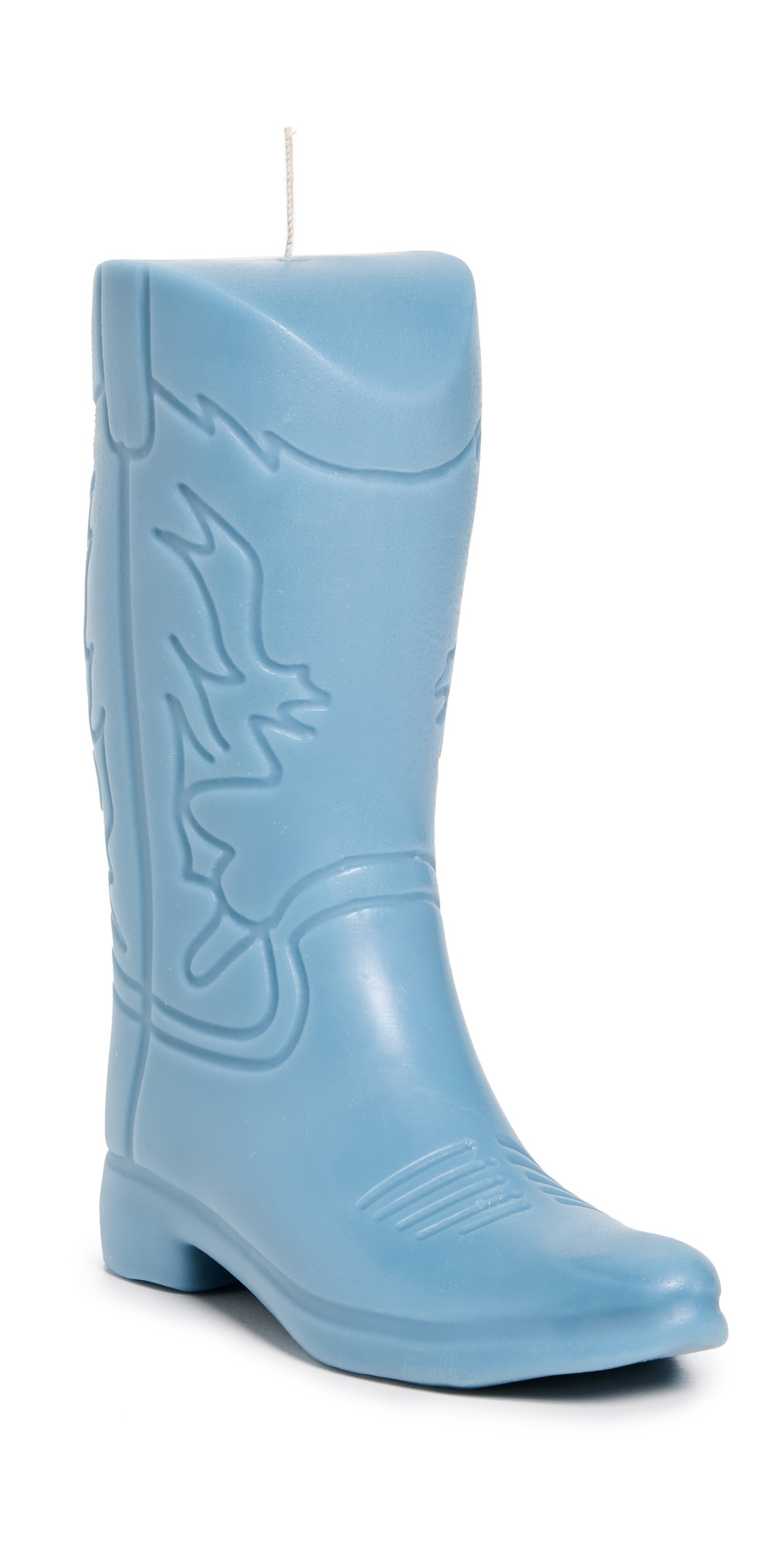 Davie Ocho Candle Co. Cowboy Boot Candle Denim Blue One Size | Shopbop