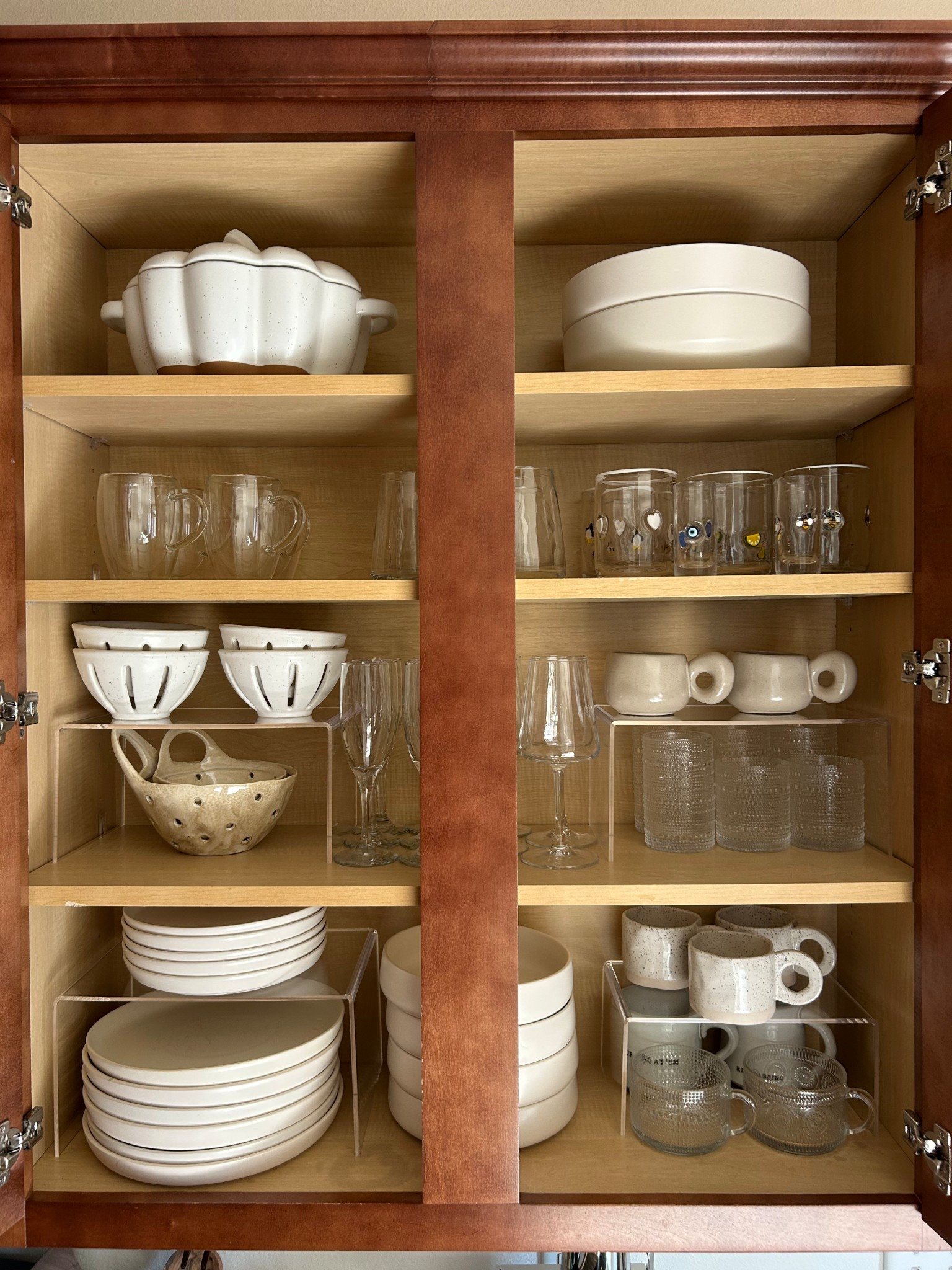 My go-to risers for cupboard organization 

#LTKHome #LTKFindsUnder50