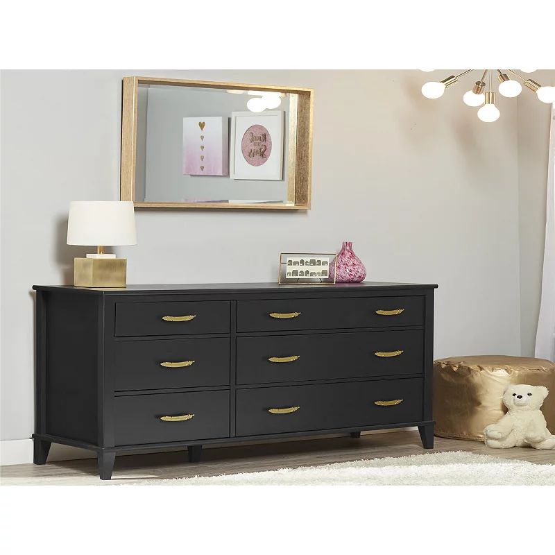 Little Seeds Black Monarch Hill Hawken 6-Drawer Dresser | Kohl's