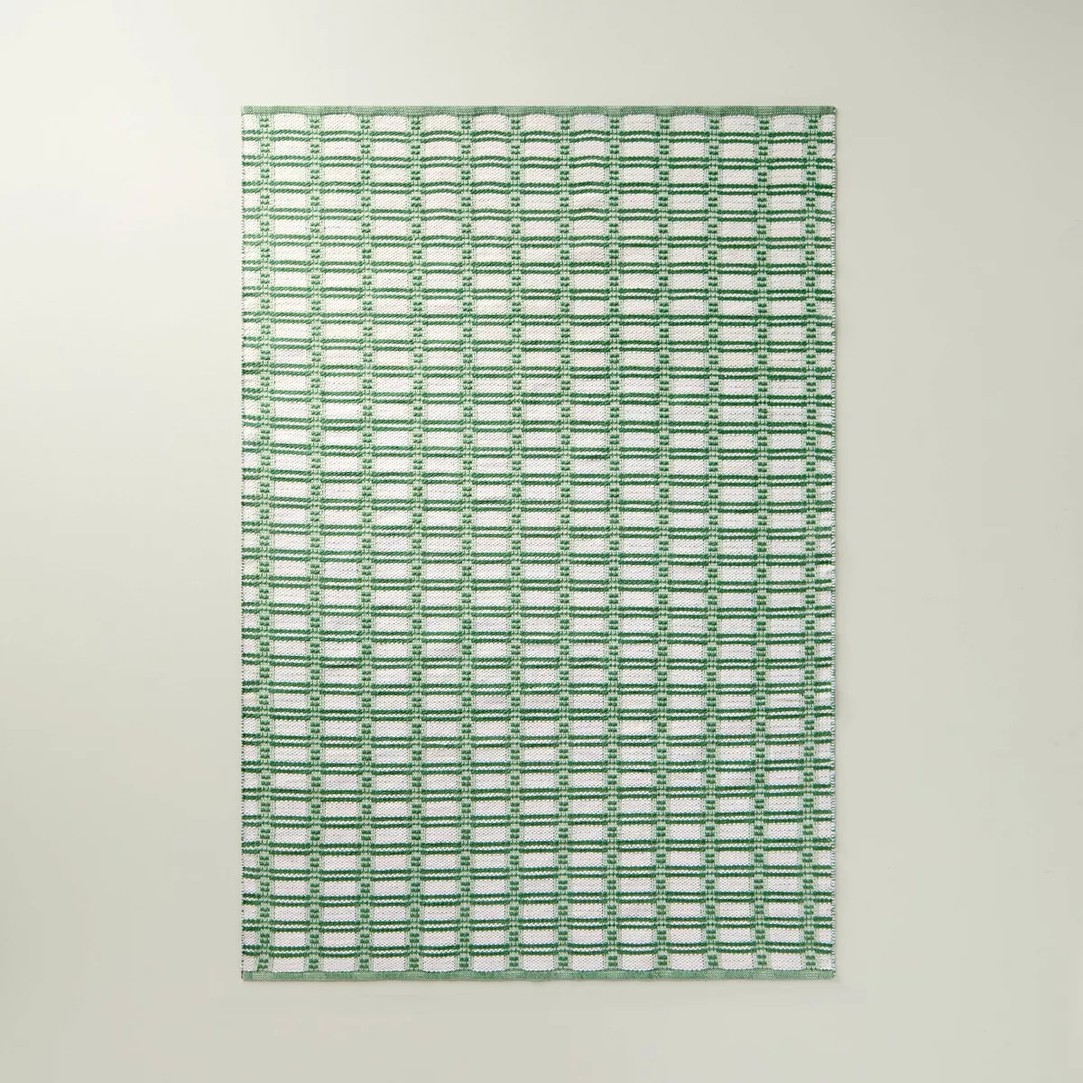 Indoor/Outdoor Handmade Area Rug Green/Natural - Hearth & Hand™ with Magnolia | Target