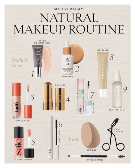B E A U T Y \ my everyday natural makeup routine 🙋🏻‍♀️ 

Clean beauty 
Sephora 
Skin 

#LTKunder50 #LTKbeauty