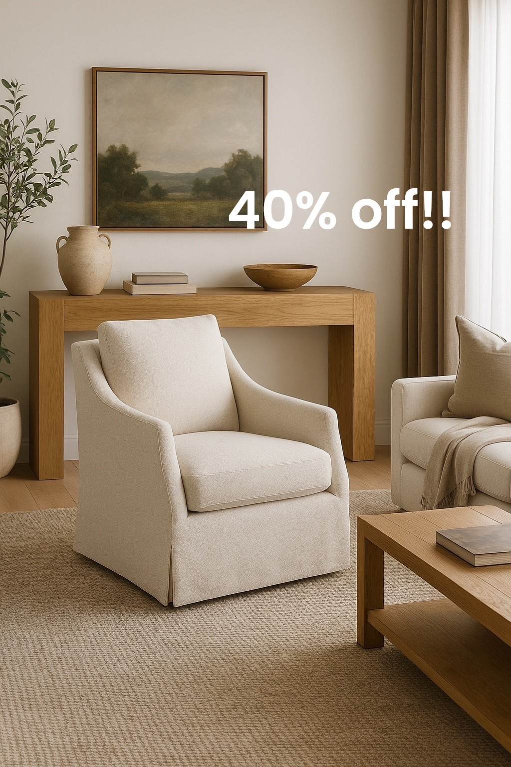This stunning glider looks identical to PB and is 40% off right now 😍🚨🤯 crazy deal/price for this style! 

#LTKHome #LTKSaleAlert