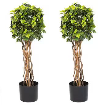 Nature Spring 30-in Multiple Colors Indoor/Outdoor Artificial Mixed Greenery Artificial Tree | Lowe's