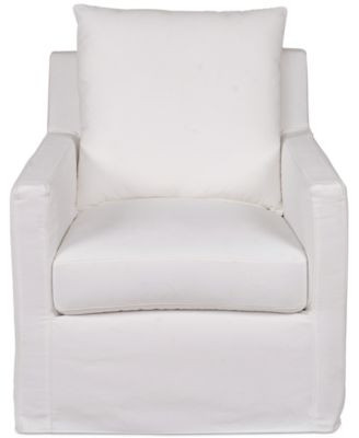 Brenalee 30" Performance Fabric Slipcover Swivel Glider | Macy's