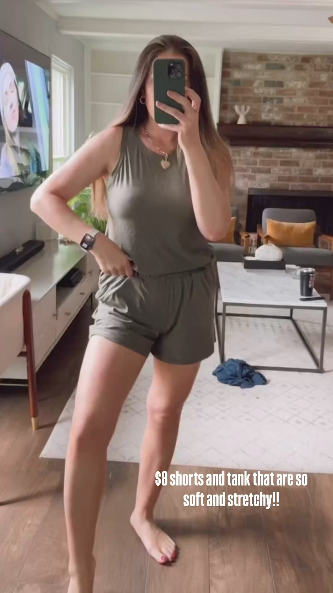 These shorts and tank feel so soft and stretchy!! Feel just like Vuori villa everyday short!! 

#LTKOver40 #LTKActive #LTKmomlife