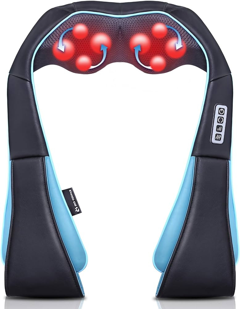 Mo Cuishle Shiatsu Neck and Shoulder Massager with Heat – Deep Kneading Massage for Relaxation ... | Amazon (US)