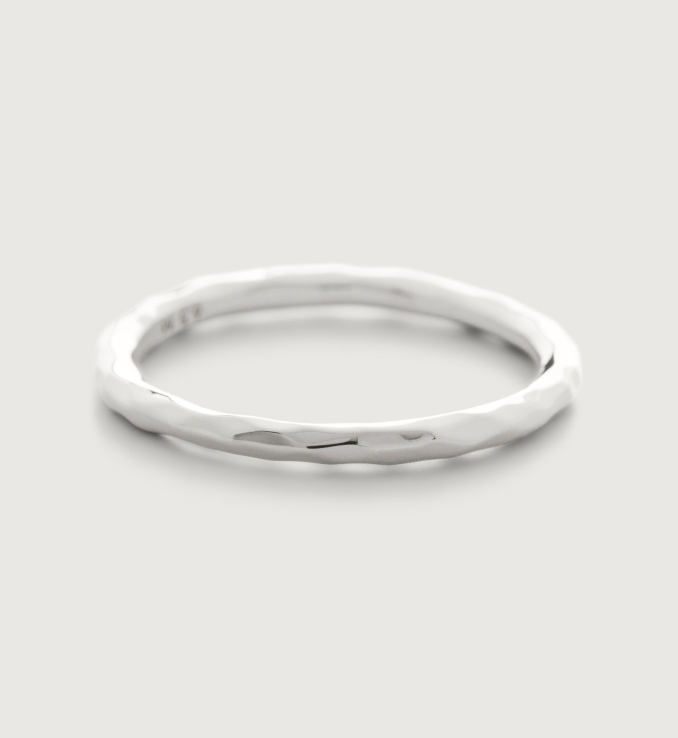 Siren Hammered Ring | Monica Vinader (Global)