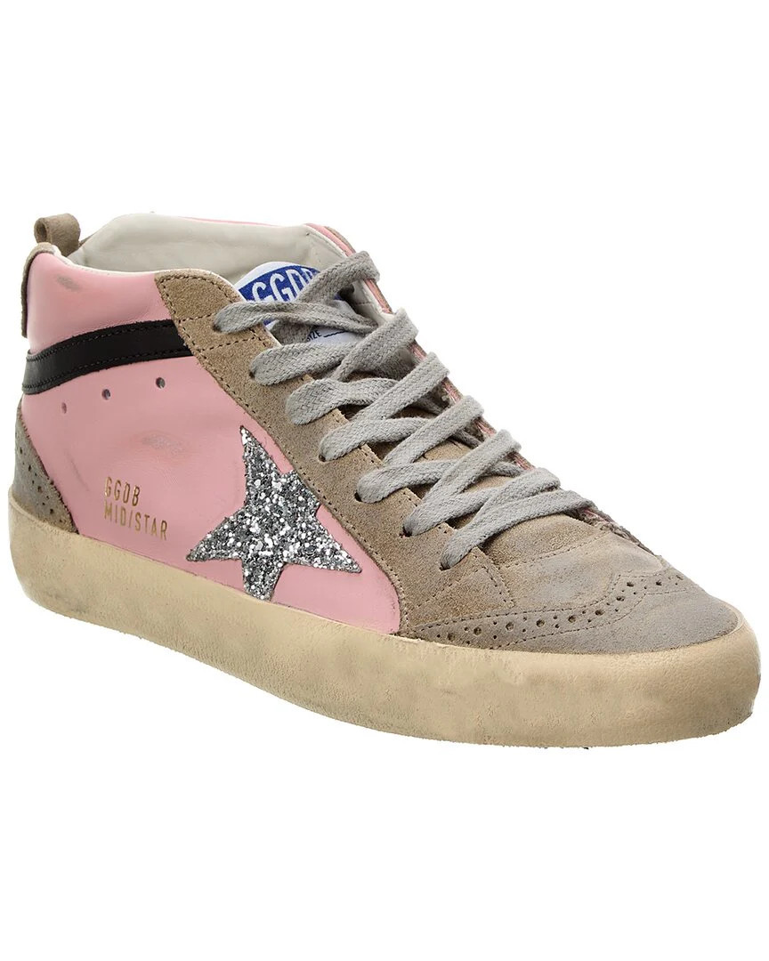 Golden Goose Midstar Leather & Suede Sneaker | Shop Simon