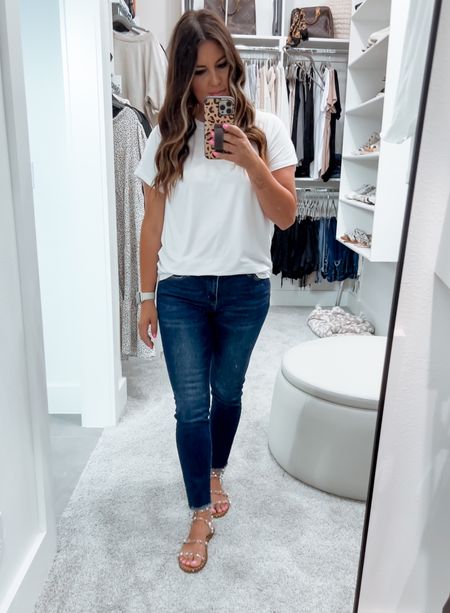 Loving these buttery soft basic oversized tshirts from Amazon! They come in so many different colors and are so affordable. I bought them in black, white, and light coffee. 

#LTKunder50 #LTKstyletip #LTKxPrimeDay