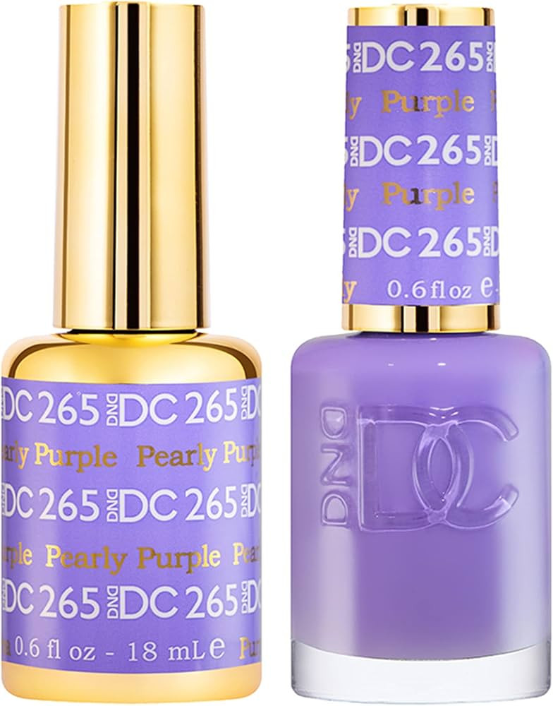 DND DC Gel Polish Set, Purple Collection, UV/LED GelPolish and Air Dry Nail Lacquer, Matching Chi... | Amazon (US)