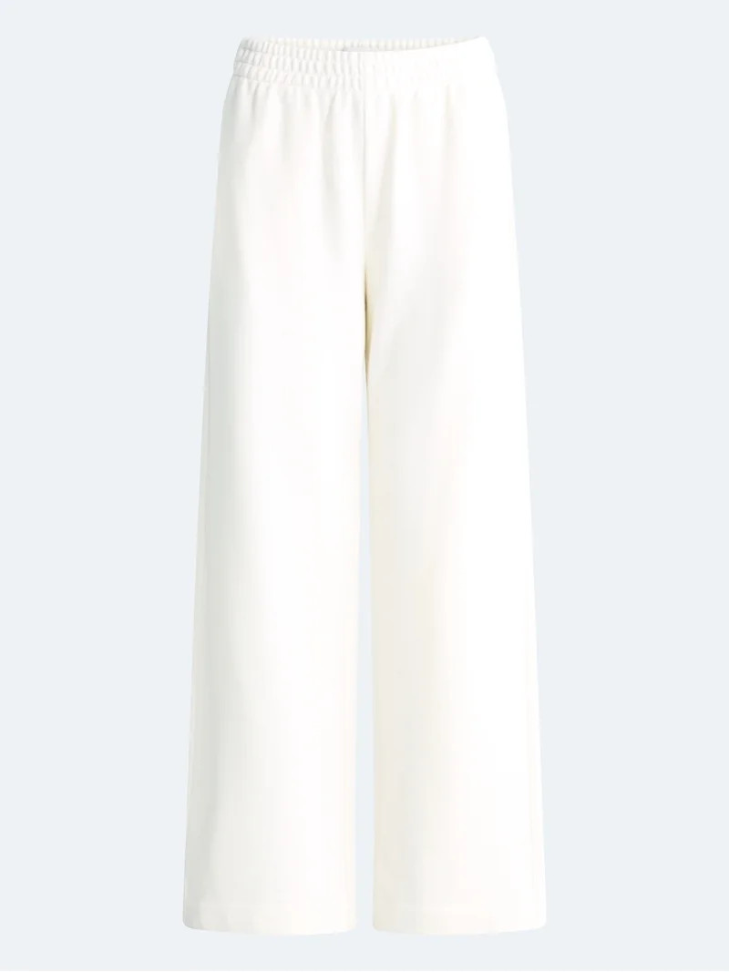 Free Assembly Women's and Women's Plus Wide Leg Sueded Terry Sweatpants, 30" Inseam, Sizes XS-4X | Walmart (US)