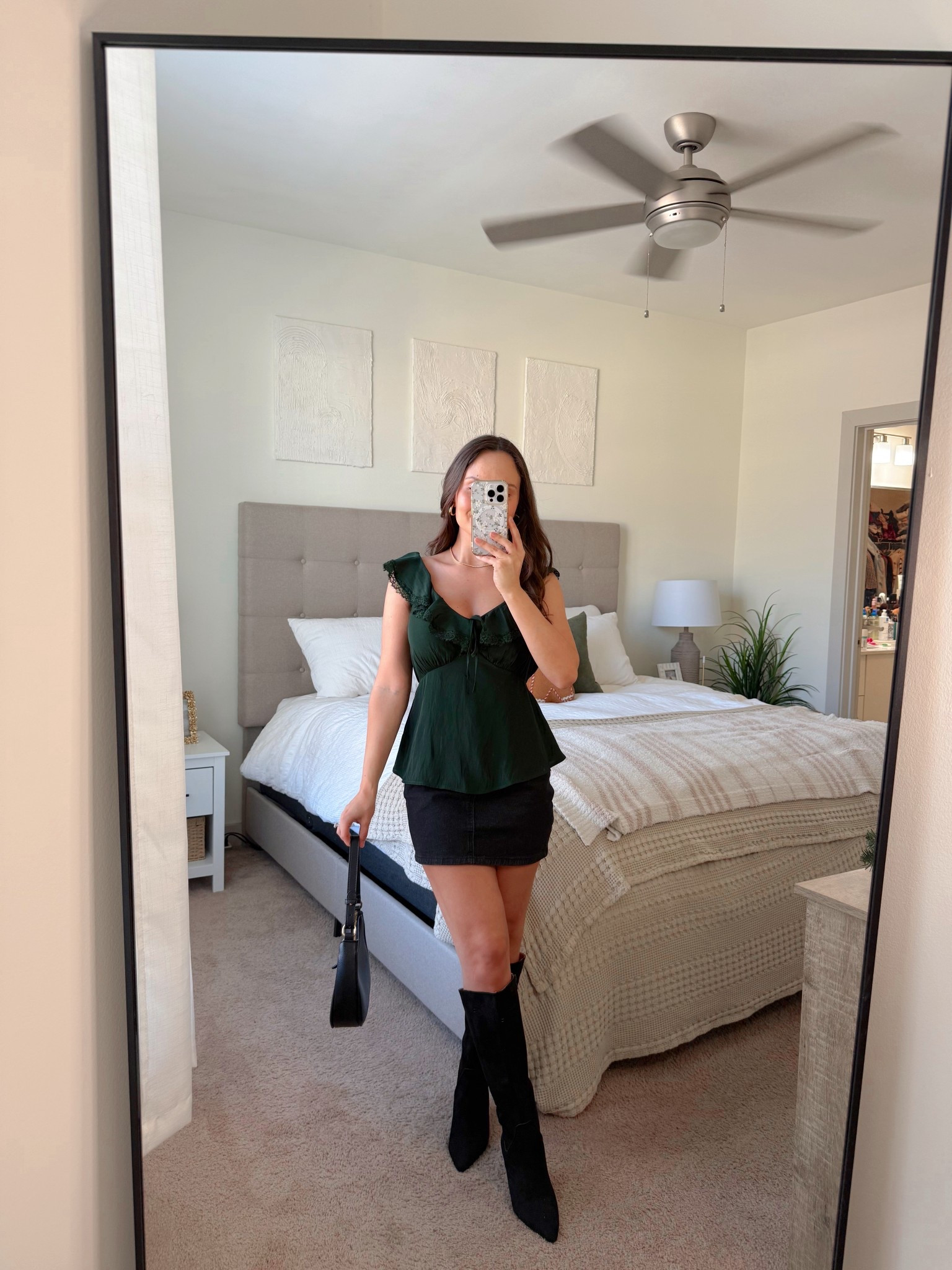 Holiday outfit! 
Target top - XS,
Amazon skirt - XS,
Amazon boots - true to size

#LTKHoliday #LTKootd #LTKdayinmylife