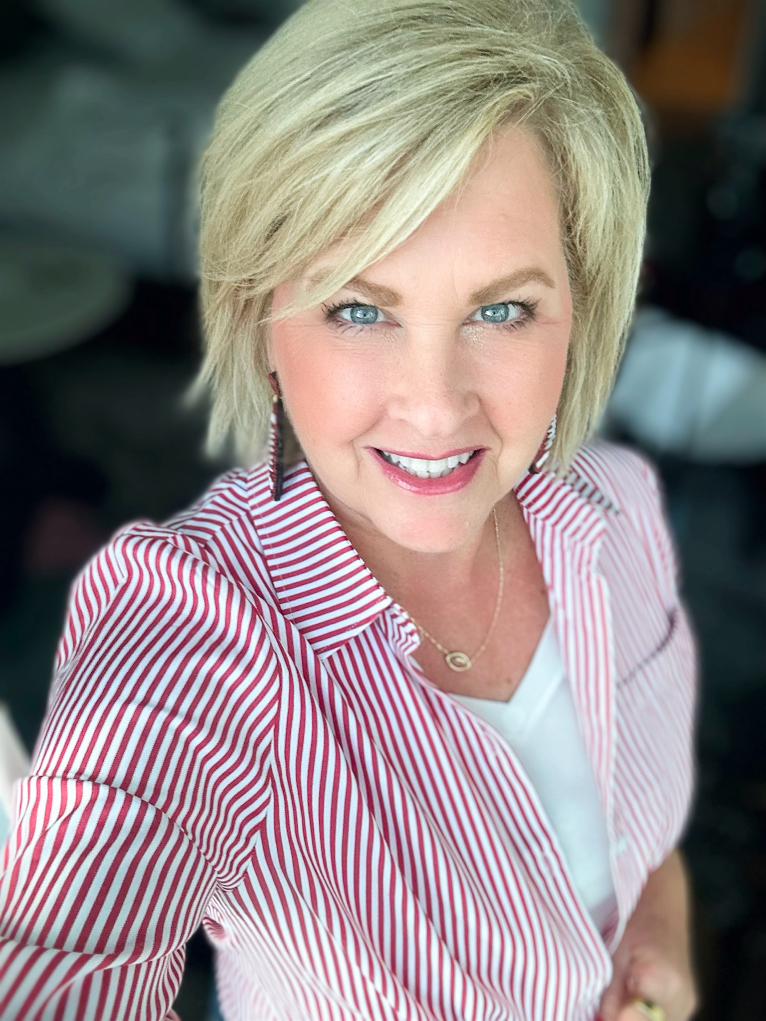 I love this non iron striped button up shirt! It is perfect for dressing up or down. 🥰

#LTKFindsUnder50 #LTKOver40 #LTKStyleTip