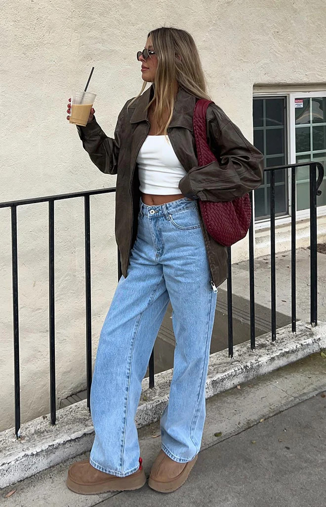 Calliope Light Wash Mid Rise Slouchy Jeans | Beginning Boutique (US)