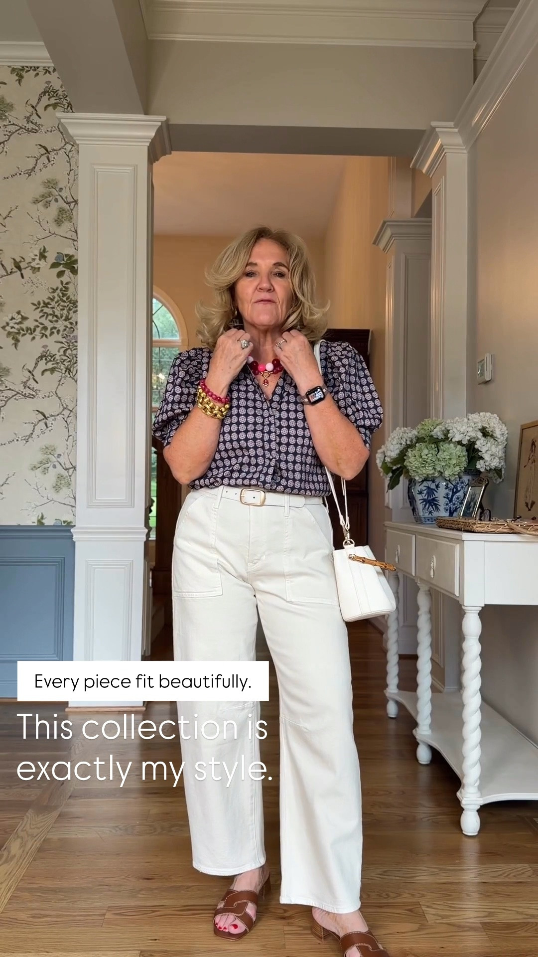 This Avara collection is full of classic pieces with feminine details that are easy to mix and match. This printed blouse paired with cream utility pants creates a polished look you’ll wear from summer into fall. I’m wearing a medium in the top and a 29 in the pants.

💡 LTK MADE EASY
❤️ Heart = Support my posts!
🔖 Save = Get sale & restock alerts
📋 Lists = Keep favorites organized
📲 Share = Send lists and products to a friend. Hello, Christmas List!
💬 Comment = Ask me anything about what I’m wearing.:-)

#LTKootd #LTKOver40 #LTKSeasonal