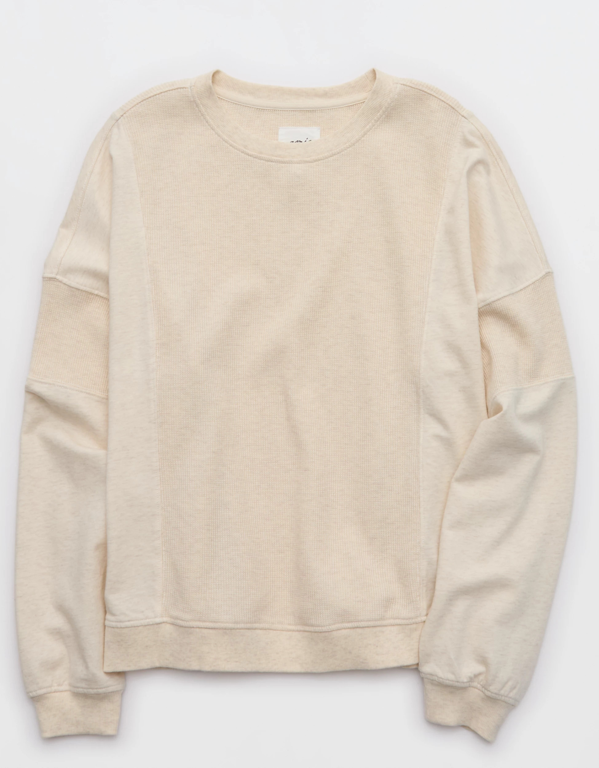 Aerie Unwind Waffle Long Sleeve T-Shirt | Aerie