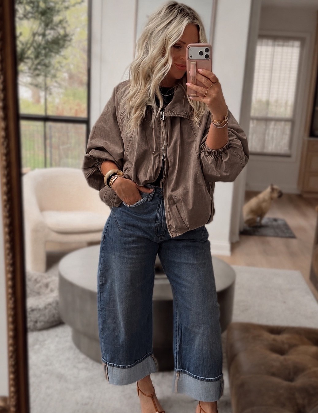 A fave jacket just launched several new colors! Love this thing! I’m in small- very roomy so consider sizing down! Jeans I also have in all 3 washes- TTS

#LTKgrwm #LTKOver40 #LTKSaleAlert