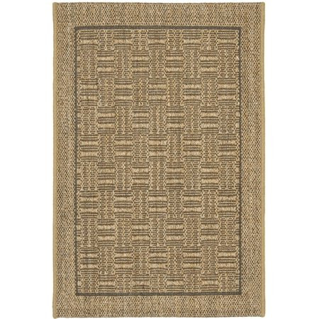 Girard Brown/Tan Area Rug Construction: Machine Made Material Details: Sisal and jute | Walmart (US)