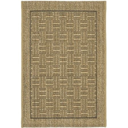 Girard Brown/Tan Area Rug Construction: Machine Made Material Details: Sisal and jute | Walmart (US)