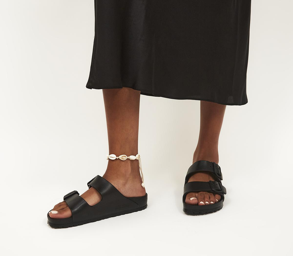 Birkenstock Arizona Two Strap Sandals Black Eva - Sandals | OFFICE London (UK)