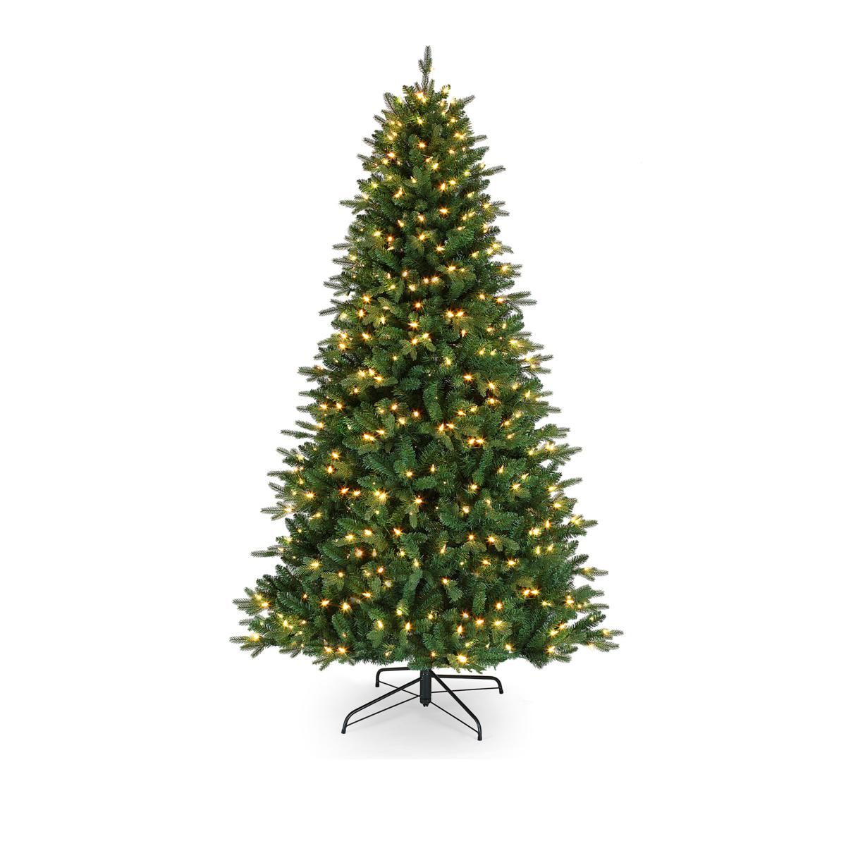 Mr. Christmas 7.5' Unflocked Tree with Alexa Integration | HSN