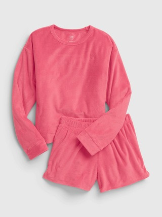 Kids Velour Shorts PJ Set | Gap (US)