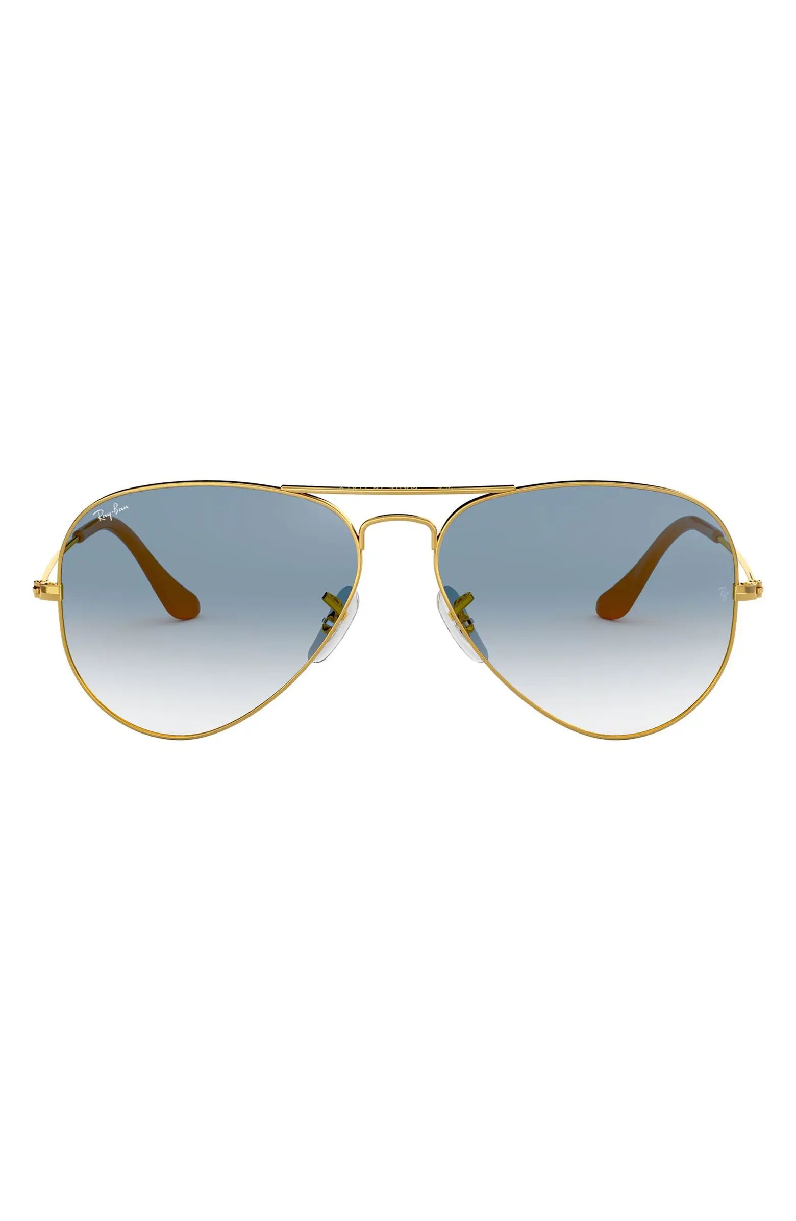 Ray-Ban Small Original 55mm Aviator Sunglasses | Nordstrom | Nordstrom