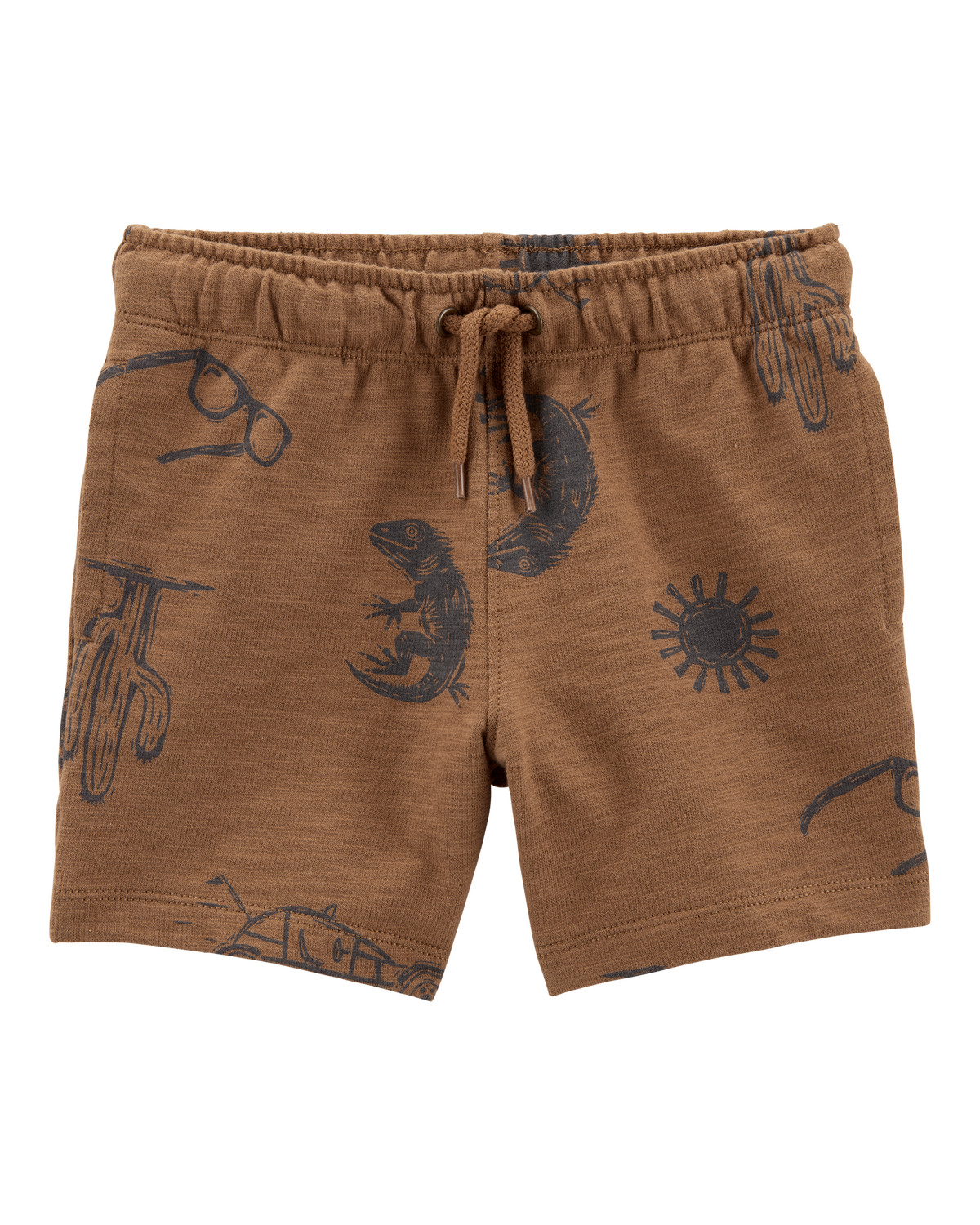 Toddler Desert Print Pull-On Cotton Shorts - Brown - Carter's | Carter's | Carter's Inc