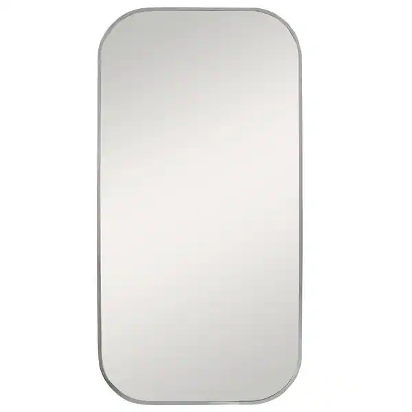 Uttermost Taft Plated Wall Mirror - Polished Nickel | Bed Bath & Beyond